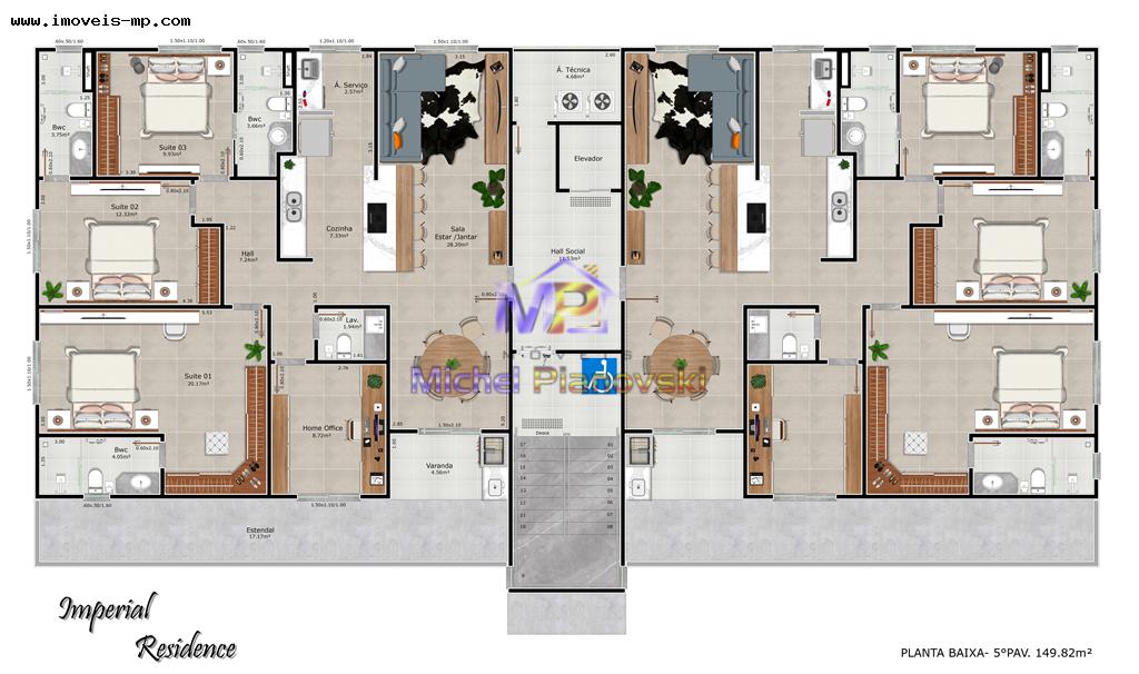 Apartamento, 2 quartos, 74 m² - Foto 32